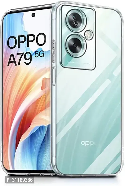 Classy Hybrid Tpu Rubber Back Cover For Oppo A79 5G-thumb0