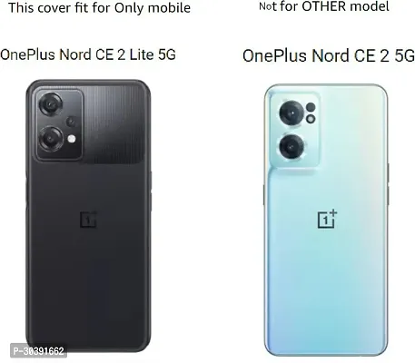 Coverblack Grip Case Rubber Back Cover For Oneplus Nord Ce 2 Lite Cph2381Transparent Totu-thumb4