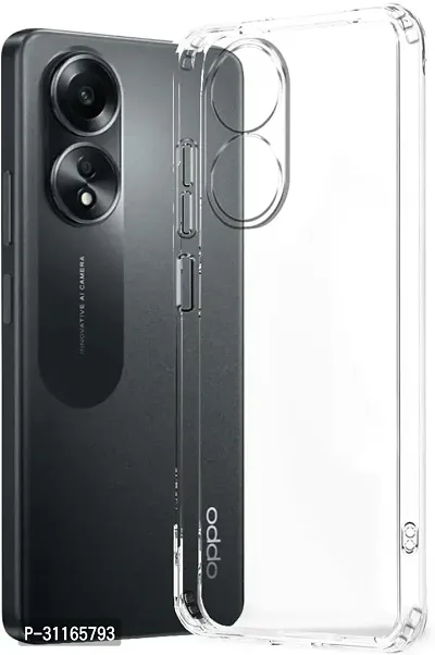 Classy Shock Proof Silicon Back Cover For Oppo Cph2591 , Oppo_A18-thumb0