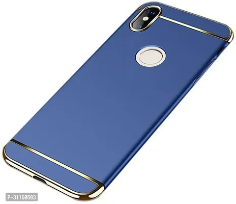 Coverblack Shock Proof Plastic Back Cover For Mi Redmi Note 5 ProNavy Blue-thumb0