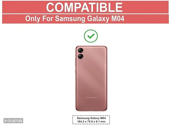 Classy Dual Protection Silicon Back Cover For Samsung M04Smm045F-thumb4