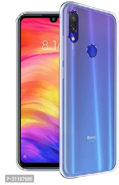 Classy Dual Protection Silicon Back Cover For Mi Redmi Note 7S-thumb2