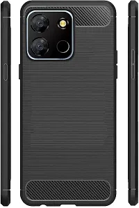 Coverblack Magnetic Case Rubber Back Cover For Itel A662Lm , Itel_A60SBlack-thumb1