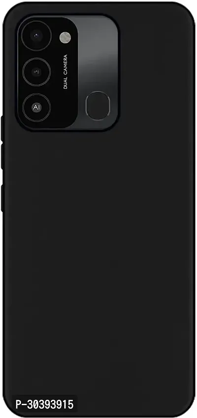 Coverblack Grip Case Rubber Back Cover For Tecno Spark 8CBlack-thumb2