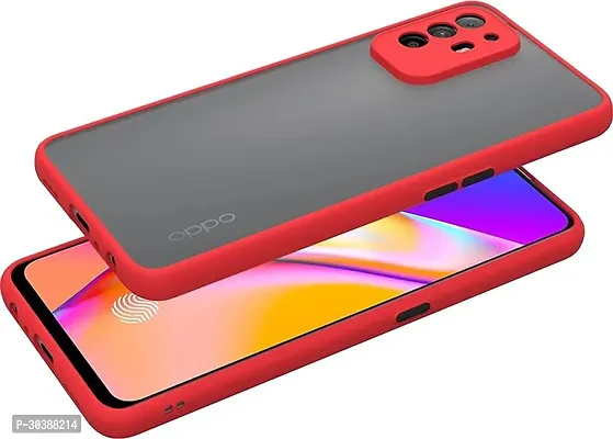 Coverblack Rugged Armor Polycarbonate Back Cover For Oppo Cph2213 , F19Pro+ 5GRed