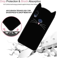 Coverblack Dual Protection Rubber Back Cover For Samsung Galaxy M01SDark Black-thumb3