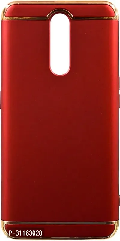 Coverblack Grip Case Plastic Back Cover For Oppo Cph1911Oppo F11Red-thumb2