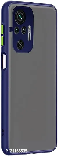 Classy Camera Bump Protector Polycarbonate Back Cover For Redmi Note 10 Pro MaxBlue