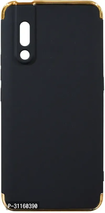 Coverblack Grip Case Plastic Back Cover For Vivo V15 ProBlack-thumb0