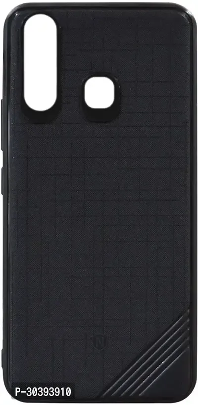 Coverblack Grip Case Rubber Back Cover For Vivo Y12Black-thumb2