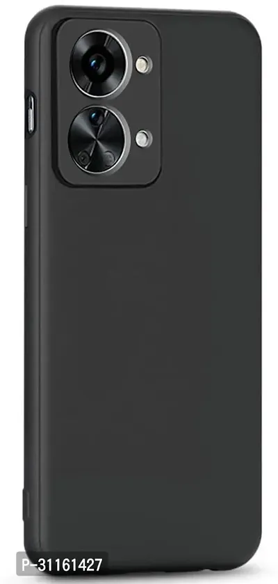 Coverblack Hybrid Tpu Rubber Back Cover For Oneplus Nord 2T 5GBlack-thumb2