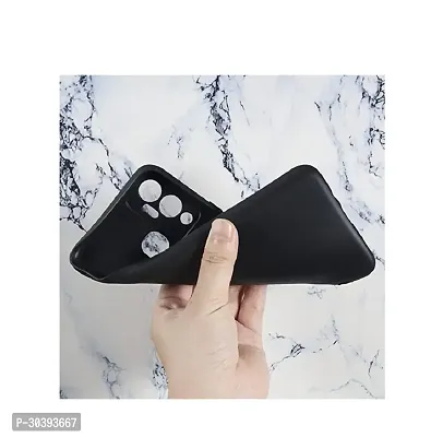 Coverblack Shock Proof Rubber Back Cover For Oppo A71Black-thumb2