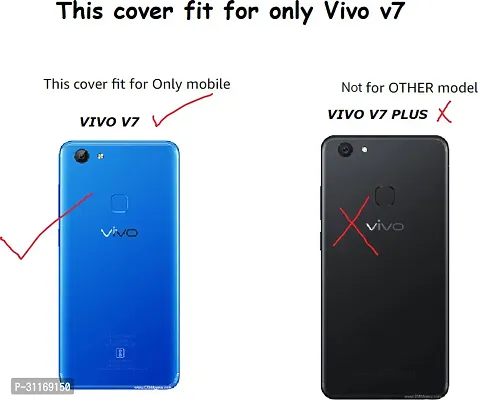 Classy Dual Protection Artificial Leather,Plastic Flip Cover For Vivo 1718 , Vivo_V7Golden-thumb4