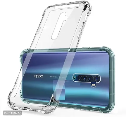 Classy Dual Protection Rubber Back Cover For Oppo Reno2Cph1907-thumb2