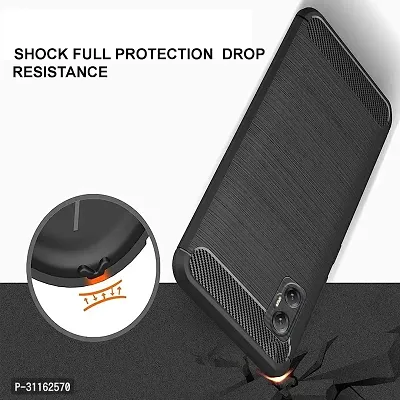 Coverblack Flexible Rubber Back Cover For Itel S23Black-thumb5