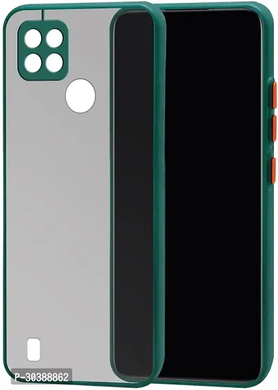 Coverblack Grip Case Aramid Fiber Back Cover For Realme C25YGreen-thumb4