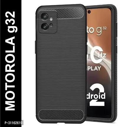 Coverblack Dual Protection Rubber Back Cover For Motorola G32Black-thumb5