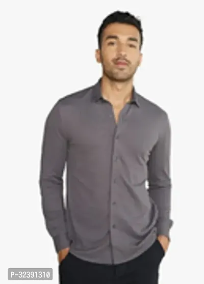 Stylish Cotton Solid Casual Shirt for Men-thumb0