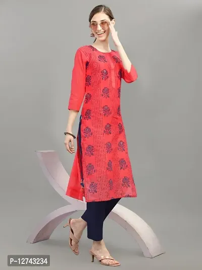 Fancy Chanderi Silk Kurti For Women