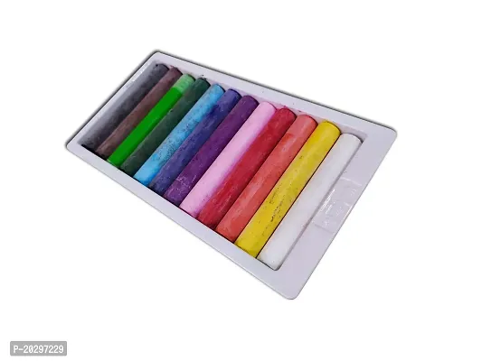 Thick Oil Pastels Pack of 12, Painting Pastels-thumb0