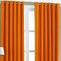 Home Garage Eyelet Window Polyester Curtains Set of 2 - (Aqua 4x5)-thumb1