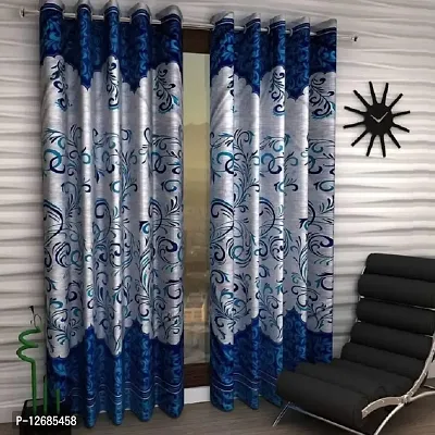 Home Garage Eyelet Window Curtains Set of 2