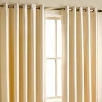 Home Garage Eyelet Window Polyester Curtains Set of 1 - (Aqua 4x5)-thumb1