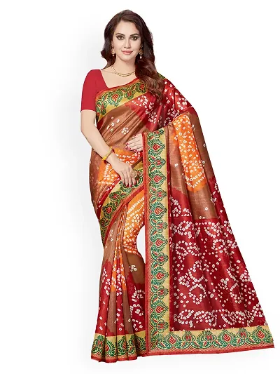 Trendy Multicoloured Cotton Printed Sarees with Blouse Piece