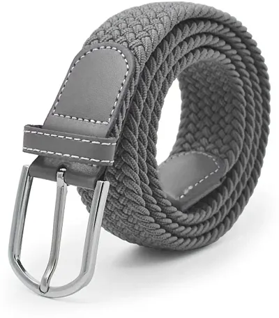 ZORO Stretchable Braided Woven Fabric Belt for Men and Women, Fits