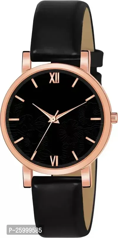 Elegant Synthetic Leather Analog Watches For Women And Girls-thumb3