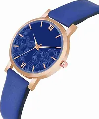 Elegant Synthetic Leather Analog Watches For Women And Girls-thumb2