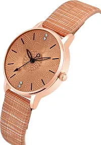 Elegant Synthetic Leather Analog Watches For Women And Girls-thumb1