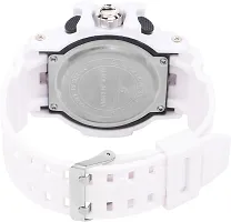 Stylish White Silicone Digital Watches For Men, Pack Of 1-thumb3