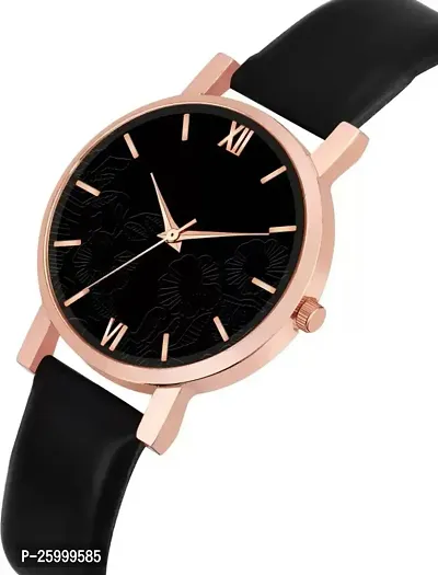 Elegant Synthetic Leather Analog Watches For Women And Girls-thumb4