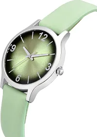 Elegant Synthetic Leather Analog Watches For Women And Girls-thumb1