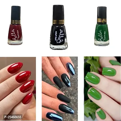 Red-D-Black-Green New Beautiful HD Color Nail Polish Combo-thumb0