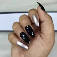 Black+silver+topcoat nail polish-thumb3