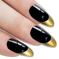 Bella Golden silver Black Nail Paint Combo of 3-thumb1