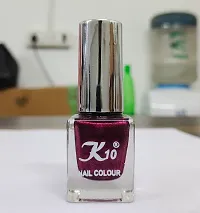 Metallic Finish Blue Maroon Nail polish combo-thumb1