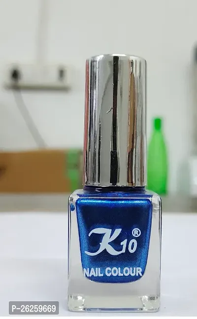 Metallic Finish Blue Maroon Nail polish combo-thumb3