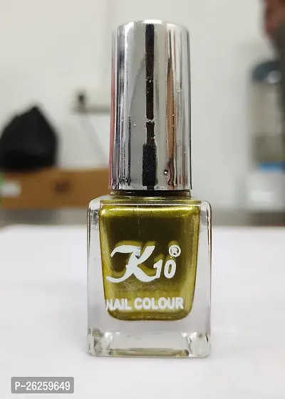 Metallic Finish Lemon Coffee  Nail polish combo-thumb2