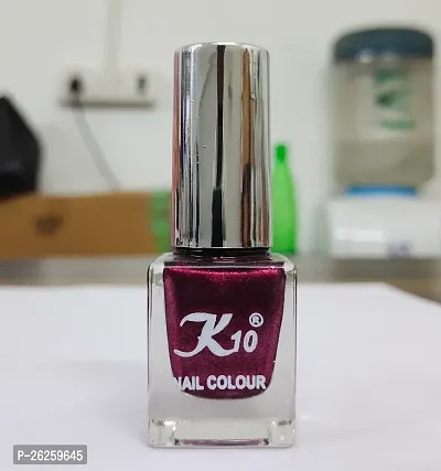 Metallic Finish Green Maroon  Nail polish combo-thumb2