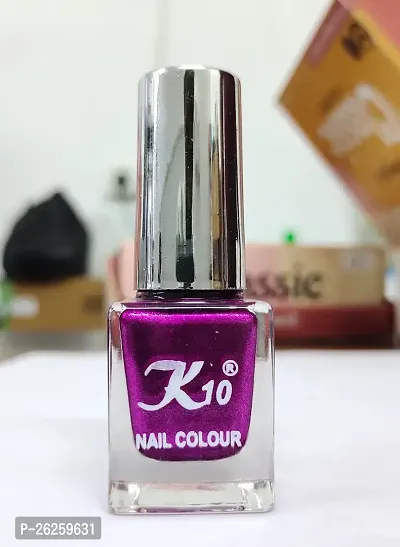 Metallic Finish Dark Pink Purple  Nail polish combo-thumb2