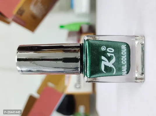 High quality Metallic-Green-Purple-Silver Nail Paint Combo-thumb2