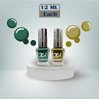 Metallic Finish Green Lemon  Nail polish combo-thumb3