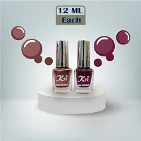 Metallic Finish Cofee Maroon  Nail polish combo-thumb3