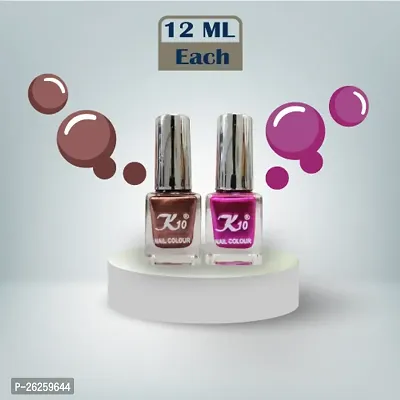 Metallic Finish Cofee Pink  Nail polish combo-thumb4