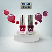 Metallic Finish Red Maroon  Nail polish combo-thumb3