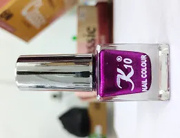 High Shine Long lasting Metallic-Purple-Dark-pink-Red Nail Polish Combo-thumb2