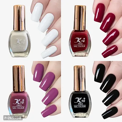 Premium Long Lasting Nail Polish Combo pack of 4